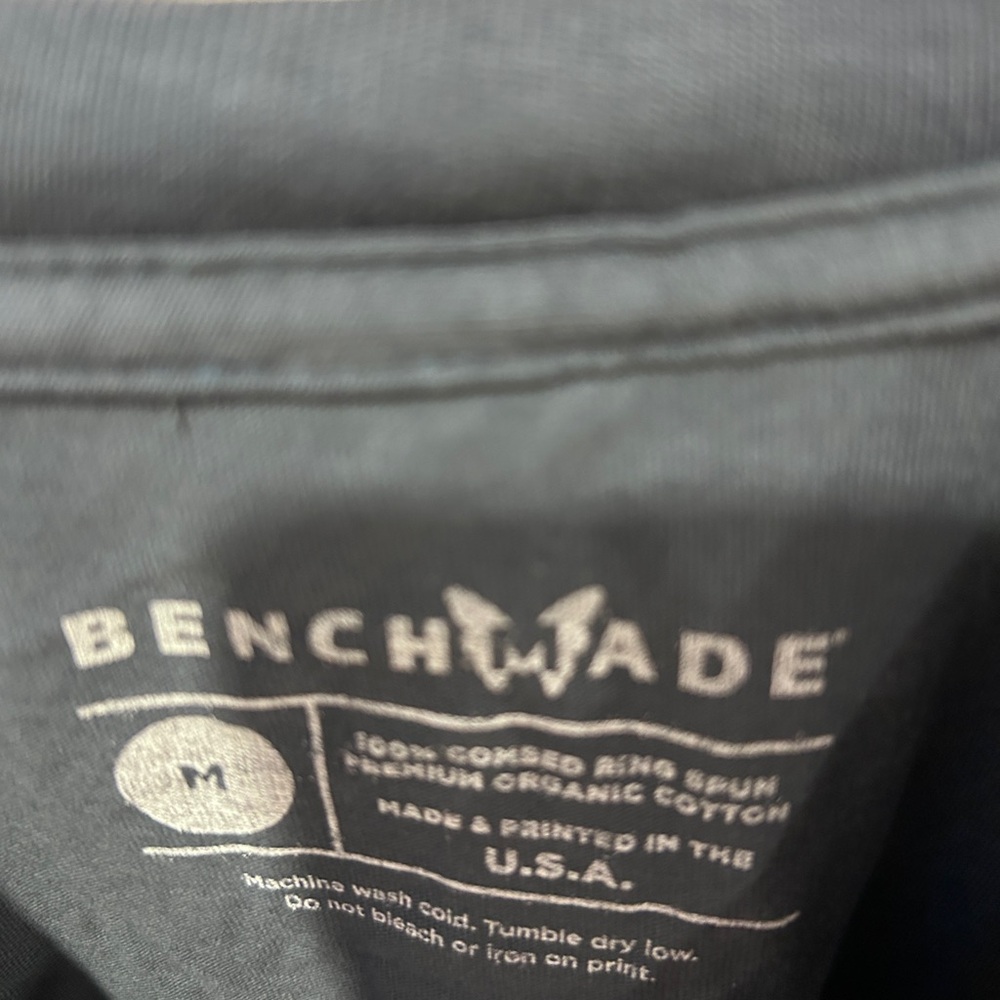 Bench Navy Blue Kids T-Shirt with Butterfly Logo - Picture 4 of 4